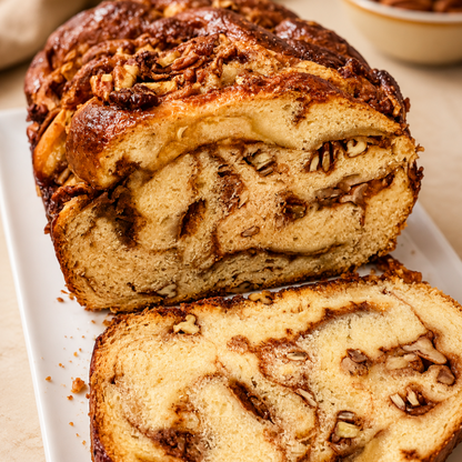 Cinnamon Apple Pecan Twisted Bread